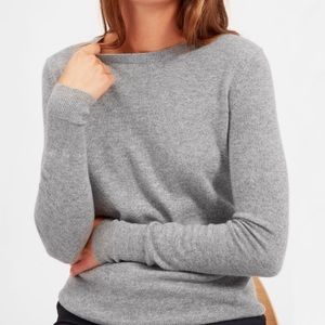 Cashmere Crew | Everlane | Heather Gray